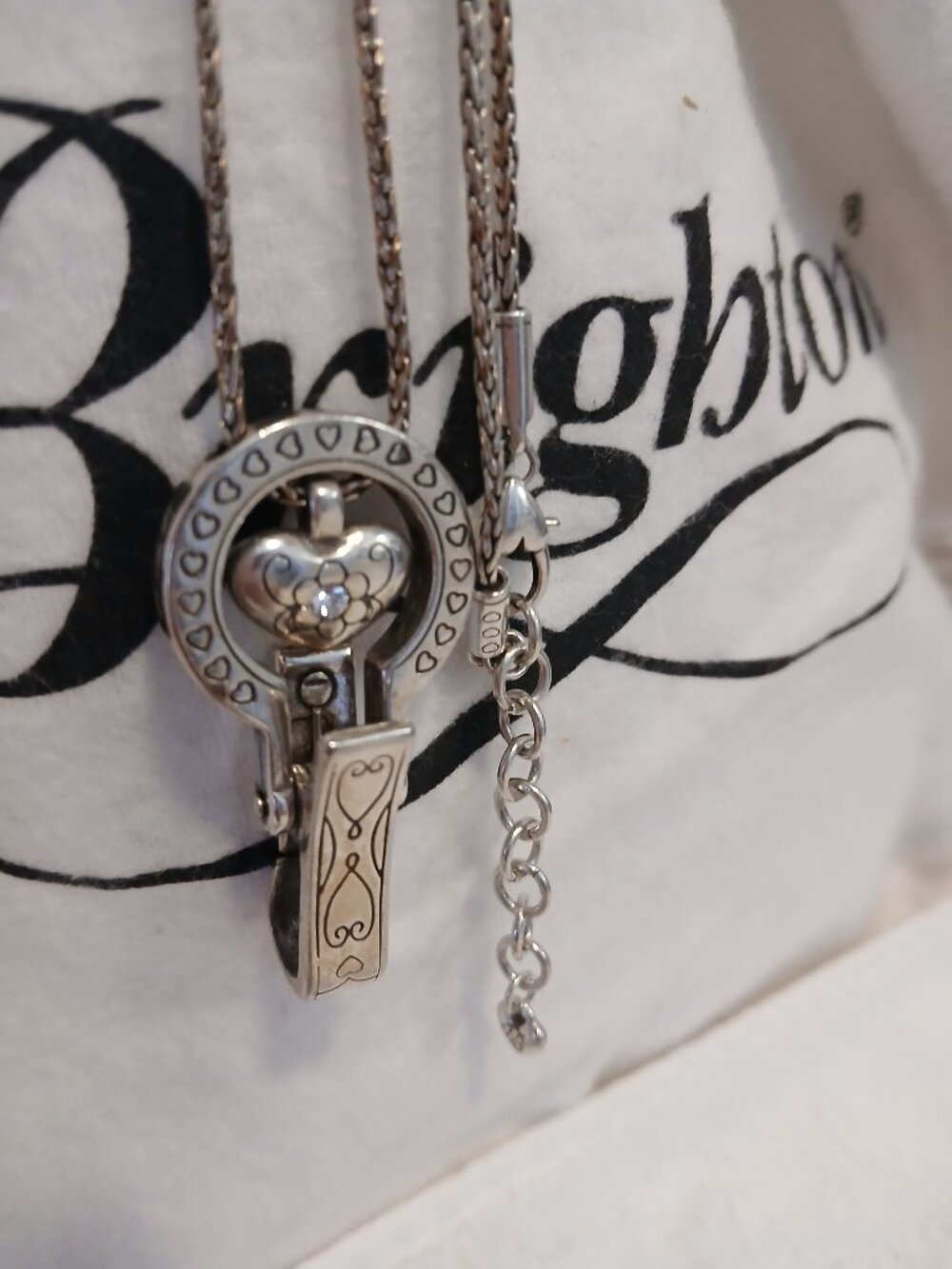 Brighton Badge Clip Necklace